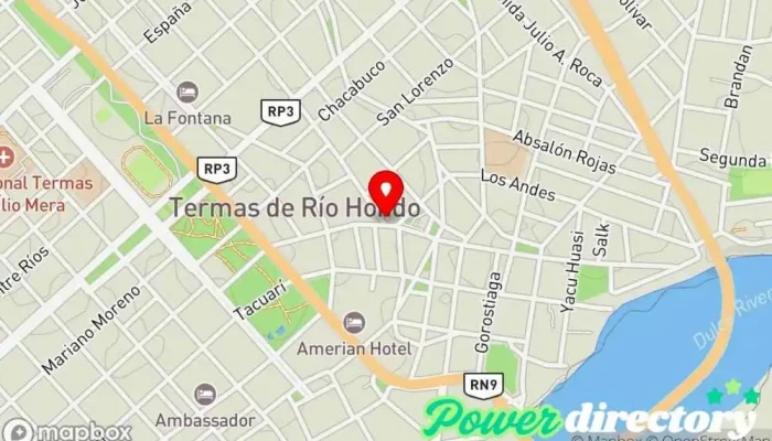 mapa de Confiteria Avenida Panadería en Termas de Río Hondo