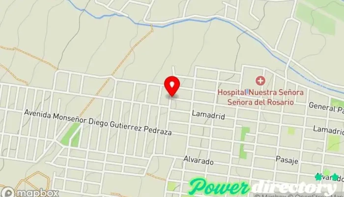 mapa de Consultorio de kinesiología y fisioterapia Oficina médica en Cafayate
