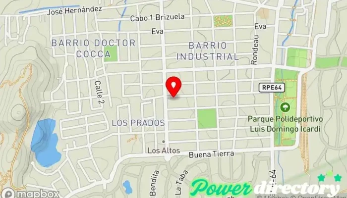 mapa de Consultorio fisioterapia Fisioterapeuta en Colón