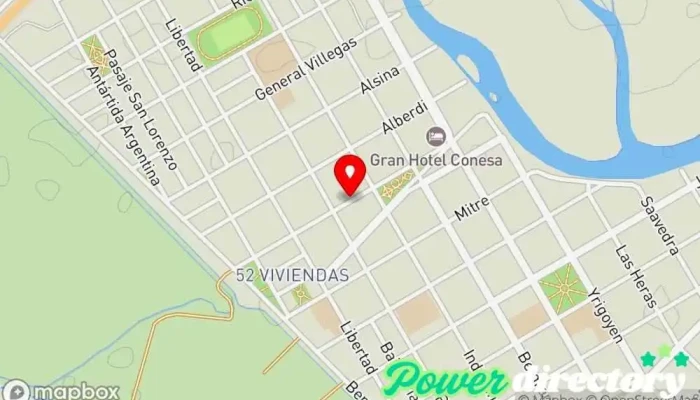 mapa de Consultorio Médico del Dr. Franco Pursiani Oficina médica en Gral. Conesa