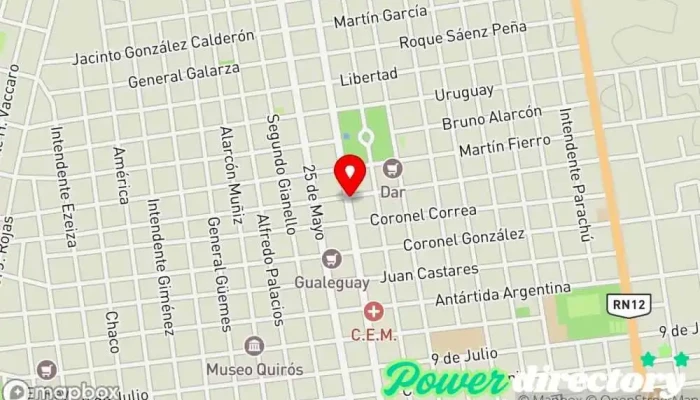 mapa de ConsuMax Planificador financiero en Gualeguay