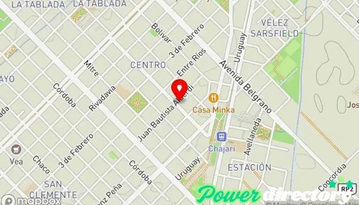 mapa de ConsuMax Planificador financiero en Chajarí