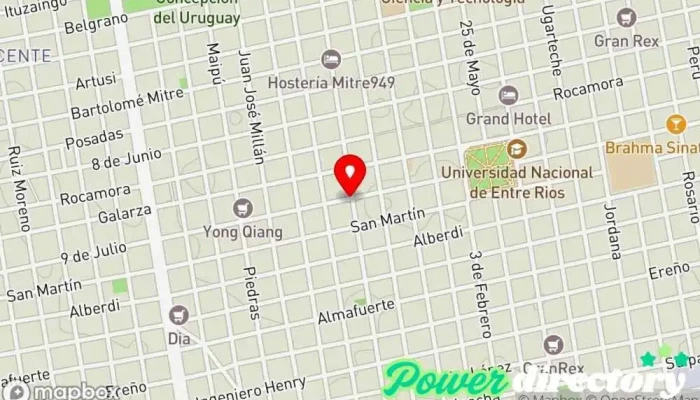 mapa de ConsuMax Planificador financiero en Concepción del Uruguay