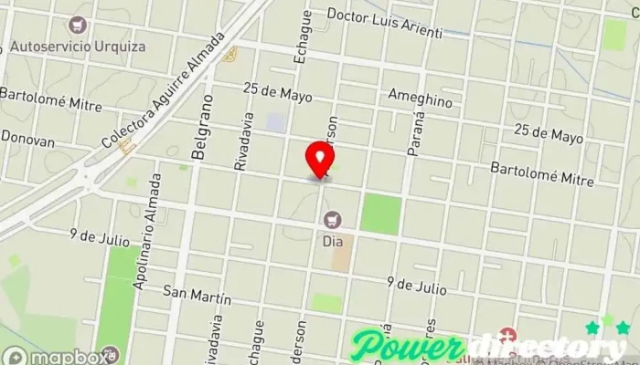 mapa de ConsuMax Planificador financiero en Federal
