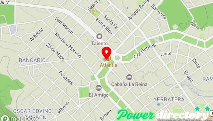 mapa de Cooperativa Cainguás  en Aristóbulo del Valle