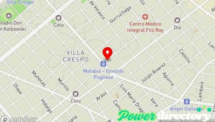 mapa de Cooperativa de Crédito Renacer Ltda. Cooperativa de ahorro y crédito en Cdad. Autónoma de Buenos Aires