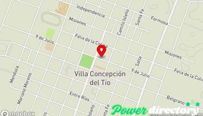 mapa de Cooperativa de Servicios Públicos El Tio - Villa Concepción Ltda. Oficinas de empresa en Villa Concepción del Tio