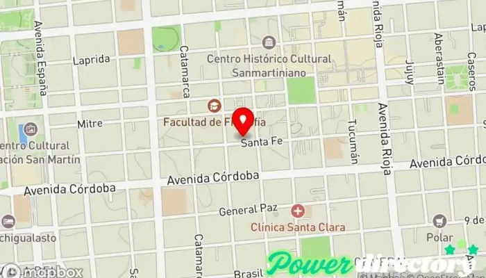 mapa de COPER BIENES RAICES Consultora financiera en San Juan