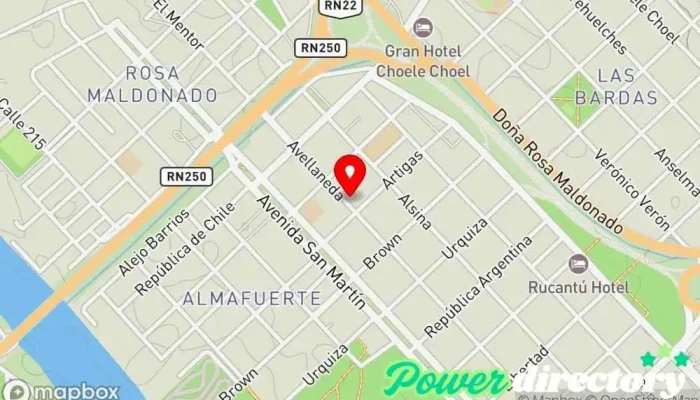 mapa de Corefin Agencia de préstamos en Choele-choel