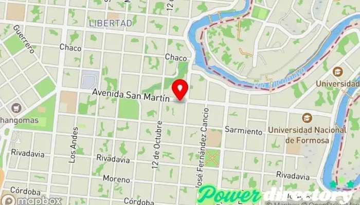 mapa de Corefin Agencia de préstamos en Clorinda