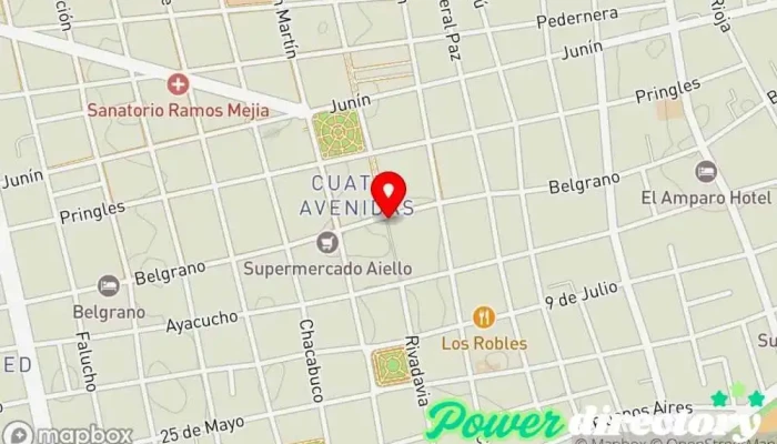 mapa de Corefin Agencia de préstamos en San Luis