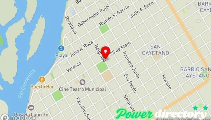 mapa de Corefin Agencia de préstamos en Esquina