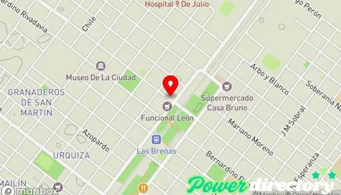 mapa de Corefin Agencia de préstamos en Las Breñas