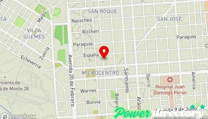 mapa de Corefin Agencia de préstamos en Tartagal