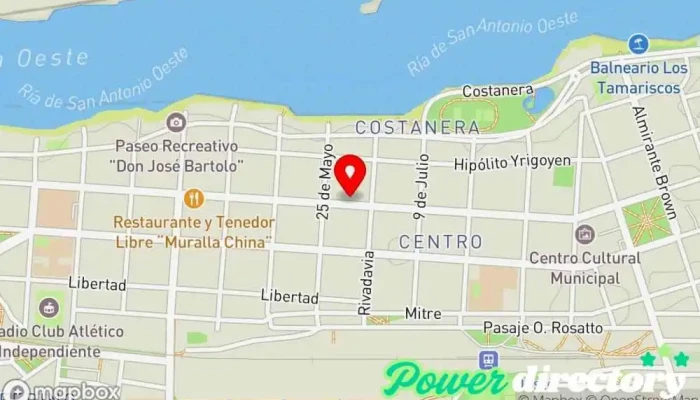 mapa de Corefin Agencia de préstamos en San Antonio Oeste