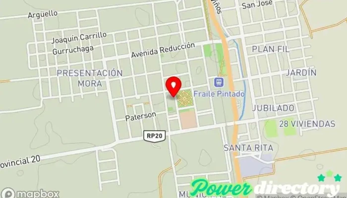 mapa de Correo Argentino - Sucursal Fraile Pintado Oficina de correos en Fraile Pintado