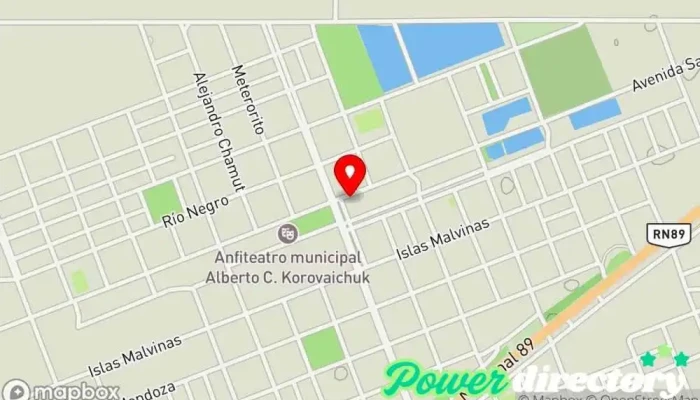 mapa de Correo Argentino - Sucursal Gancedo Oficina de correos en Gancedo