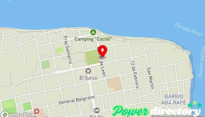 mapa de Correo Argentino - Sucursal Itatí Oficina de correos, Servicio postal en Itatí