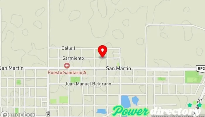 mapa de Correo Argentino - Sucursal La Clotilde Oficina de correos en La Clotilde