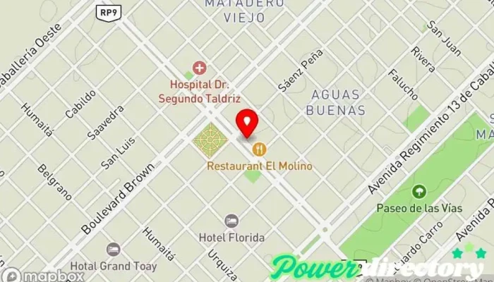 mapa de Correo Argentino - Sucursal Toay Oficina de correos en Toay