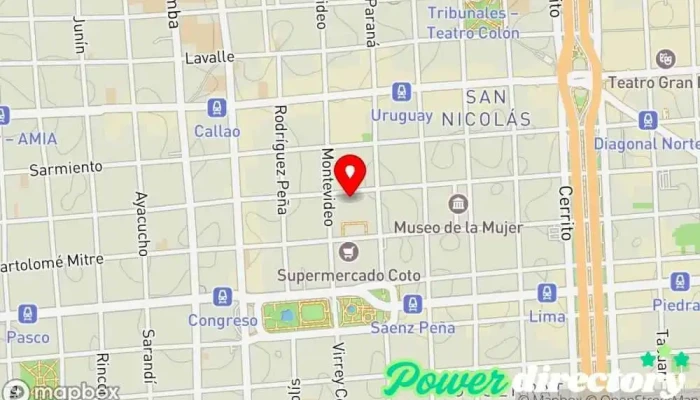 mapa de COVIPOL PFA / Cooperativa de Vivda, Credito y Consumo Ltda p/ el Personal de P. F. A. Cooperativa de ahorro y crédito en Cdad. Autónoma de Buenos Aires