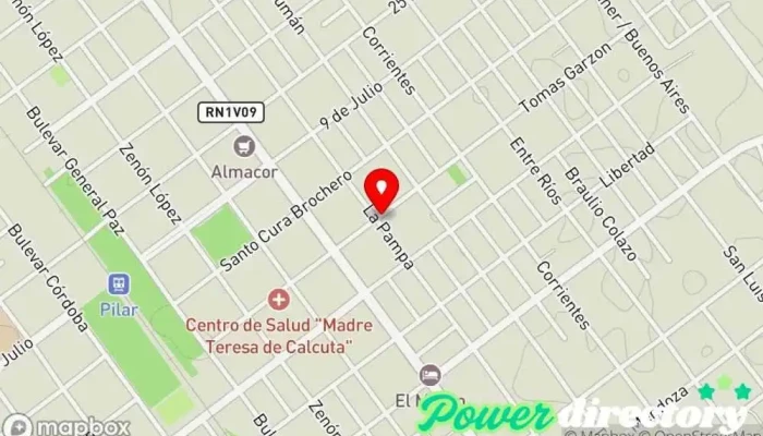 mapa de Craf Médico en Pilar