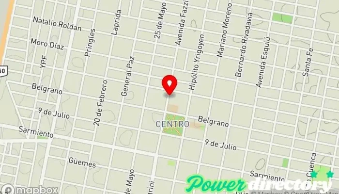 mapa de Craf Gimnasio en San Ramon de la Nueva Oran
