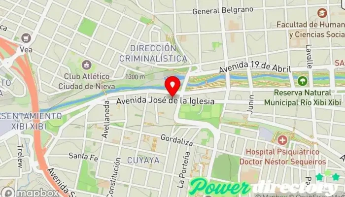 mapa de Credi-Todo S.R.L. Oficina de la Administración en San Salvador de Jujuy