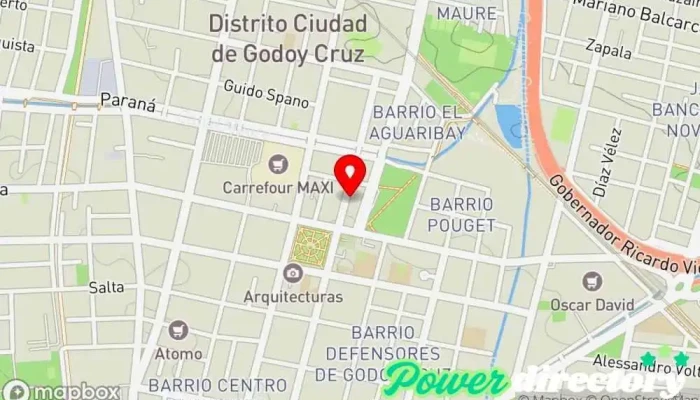 mapa de Crediamigo Banco en Godoy Cruz