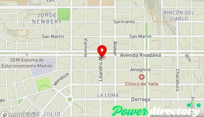 mapa de Crediario Tienda de muebles en Comodoro Rivadavia