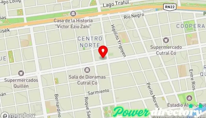 mapa de Crediario Tienda de muebles en Cutral Co