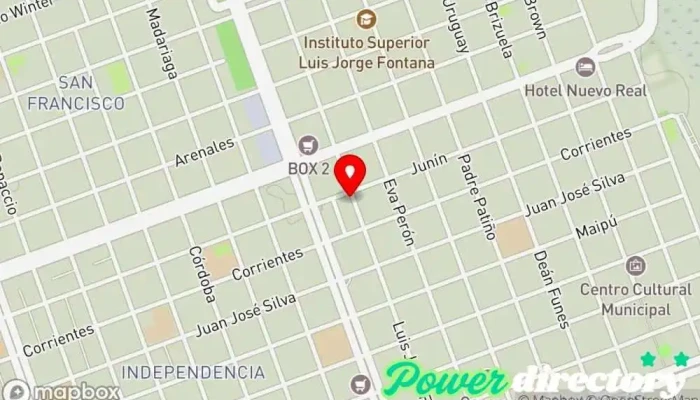 mapa de Credicentro Formosa Oficinas de empresa en LYW