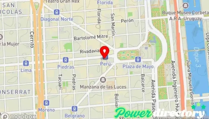 mapa de Credicity S.a. Institución financiera en Cdad. Autónoma de Buenos Aires