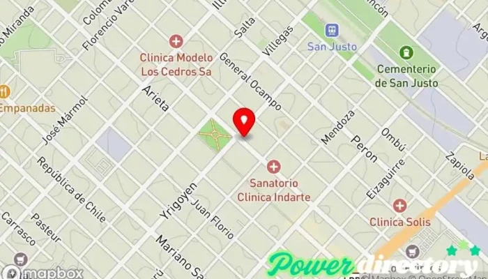 mapa de Crediexpress - Dolar Ok, San Justo Agencia de préstamos en Buenos Aires