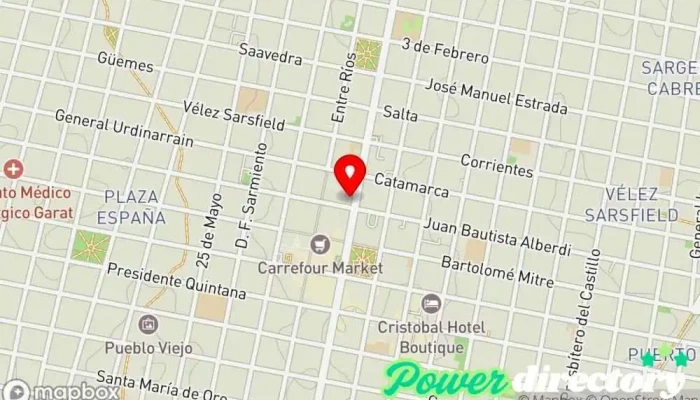 mapa de Crediexpress - DolarOk, Concordia Oficina de cambio de divisas, Agencia de préstamos en Concordia