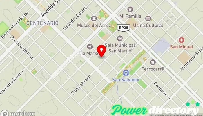 mapa de Credife Consultora financiera en San Salvador