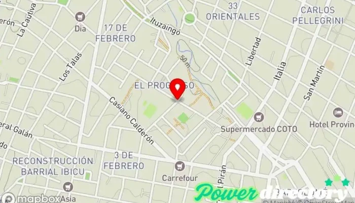 mapa de CREDIFULL PARANÁ Agencia de informes crediticios en Paraná