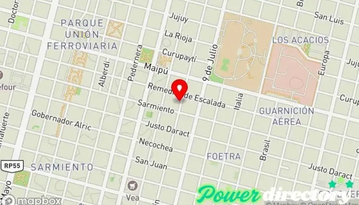 mapa de CREDIL Institución financiera en Villa Mercedes
