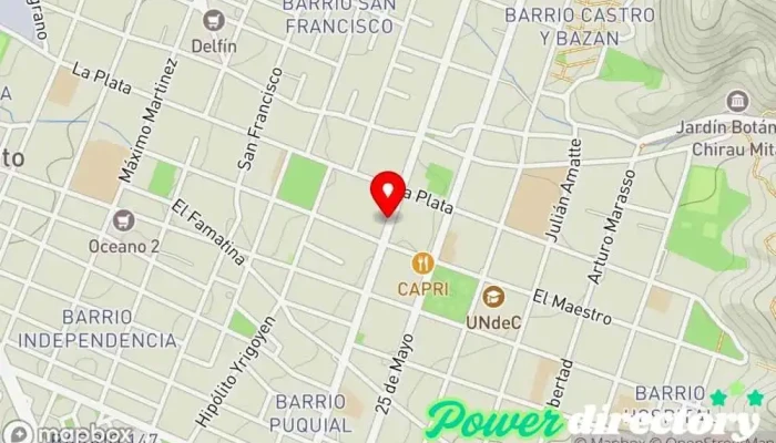 mapa de CREDIL Préstamos en efectivo Institución financiera en Chilecito