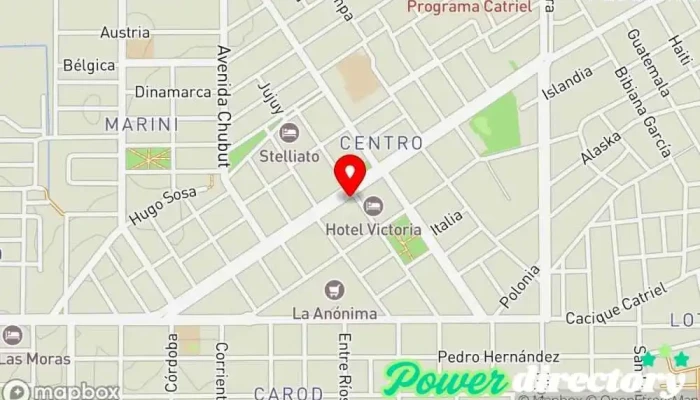mapa de CREDIL Préstamos en efectivo Institución financiera en Catriel