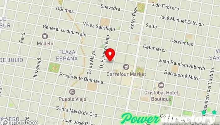 mapa de CREDIL Préstamos en efectivo Institución financiera en Concordia
