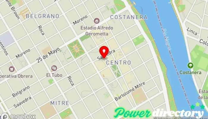 mapa de CREDIL Préstamos en efectivo Institución financiera en Viedma