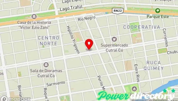 mapa de CREDIL Préstamos en efectivo Institución financiera en Cutral Co