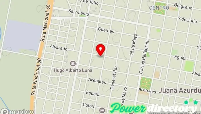 mapa de CREDIL Préstamos en efectivo Institución financiera en San Ramon de la Nueva Oran