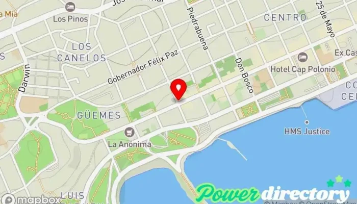mapa de CREDIL Préstamos en efectivo Institución financiera en Ushuaia