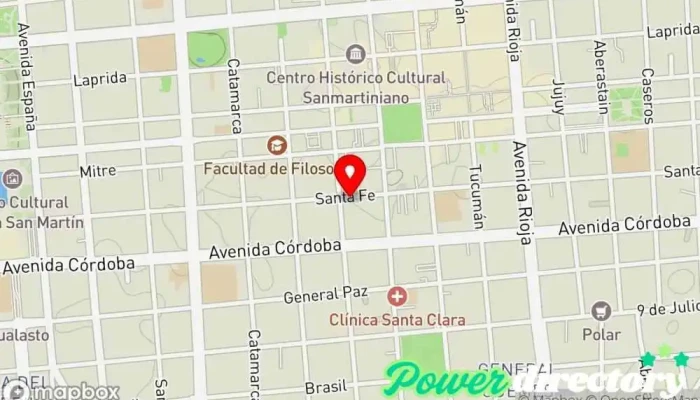 mapa de CrediMAX Institución financiera en San Juan