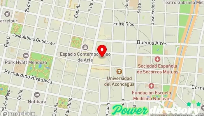 mapa de CREDIMAX Servicio de asesoramiento crediticio en Mendoza