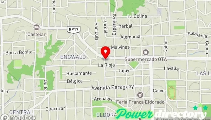 mapa de Crediser Sucursal Eldorado Servicio de asesoramiento crediticio, Tienda de electrodomésticos en Eldorado