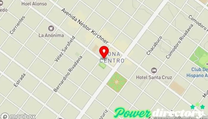 mapa de Credisol Cooperativa de ahorro y crédito en Río Gallegos