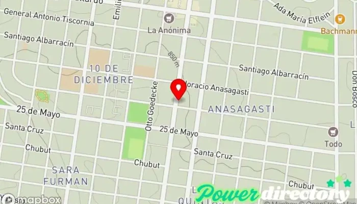 mapa de Creditar  en San Carlos de Bariloche